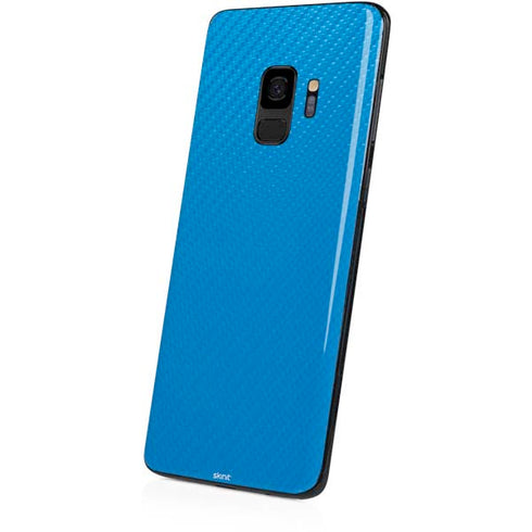 Blue Carbon Fiber Specialty Material Galaxy S9 Skin